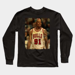 Dennis Rodman - Vintage Design Of Basketball Long Sleeve T-Shirt